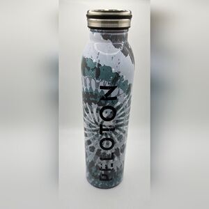 Pelton Logo Water Bottle 20oz Gray & White Stainless Steel Screw On Lid